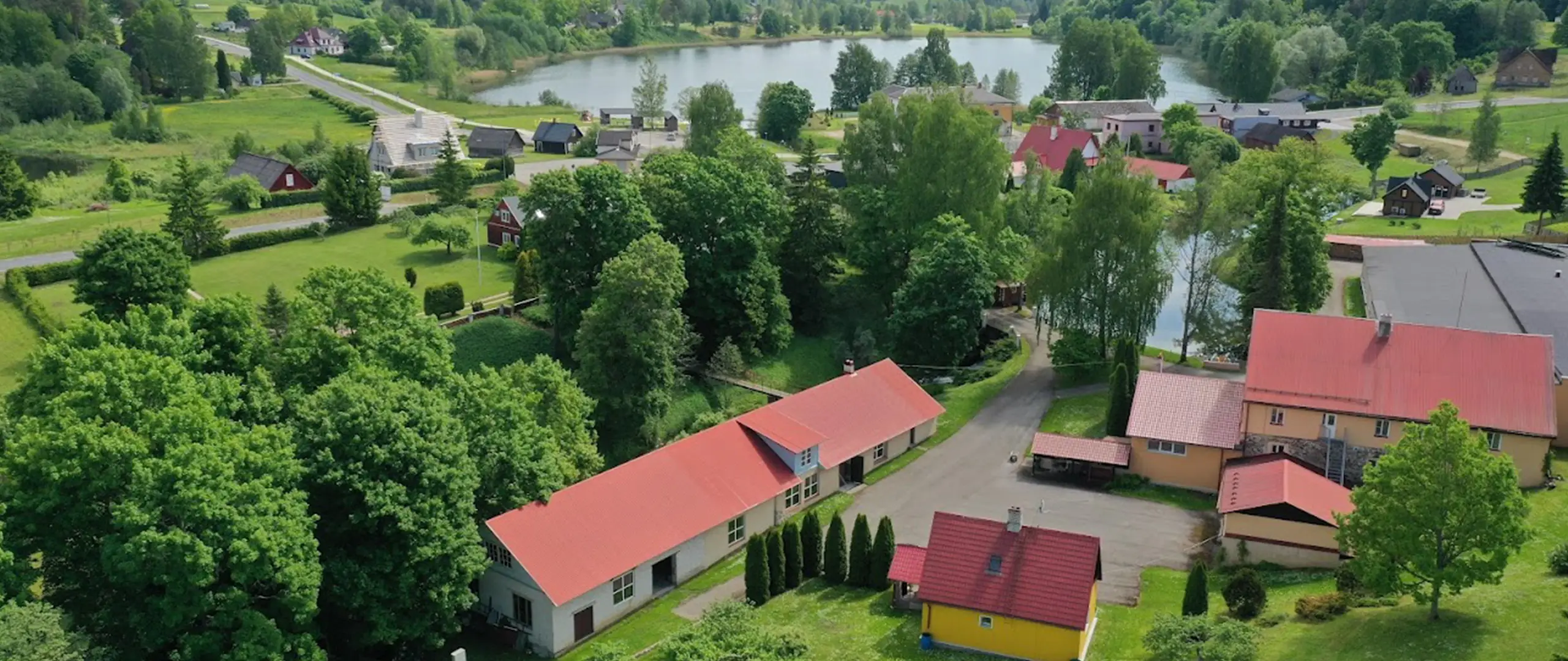Ala-Rõuge Guesthouse Drone View 5